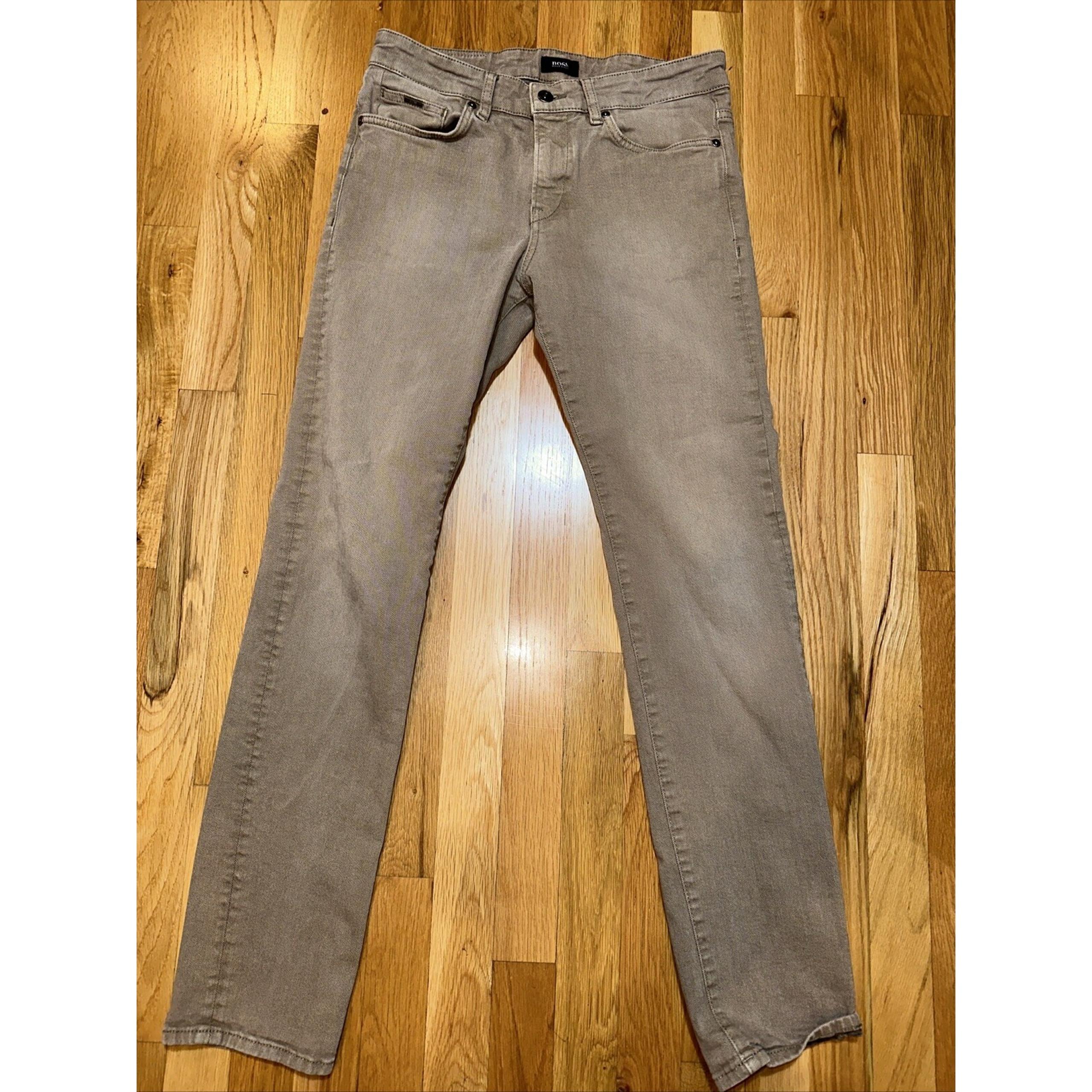 Hugo Boss Khaki Jeans Pants Regular Fit Mens 30 X 32
