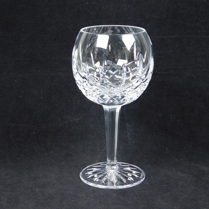 Waterford Crystal Lismore Goblet Balloon Wine Glass Clear 7.125 Barware Stemware