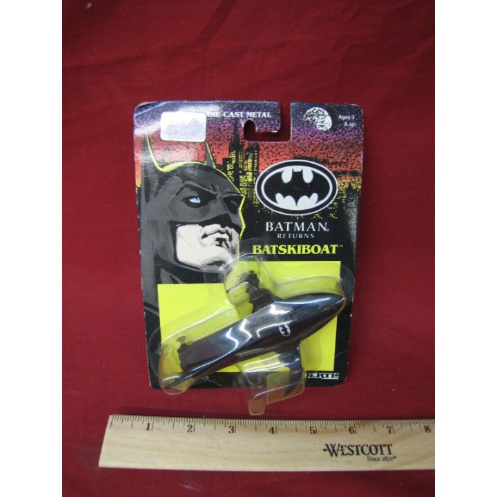 Vintage 1992 DC Batman Returns Batskiboat Die-Cast Toy Vehicle