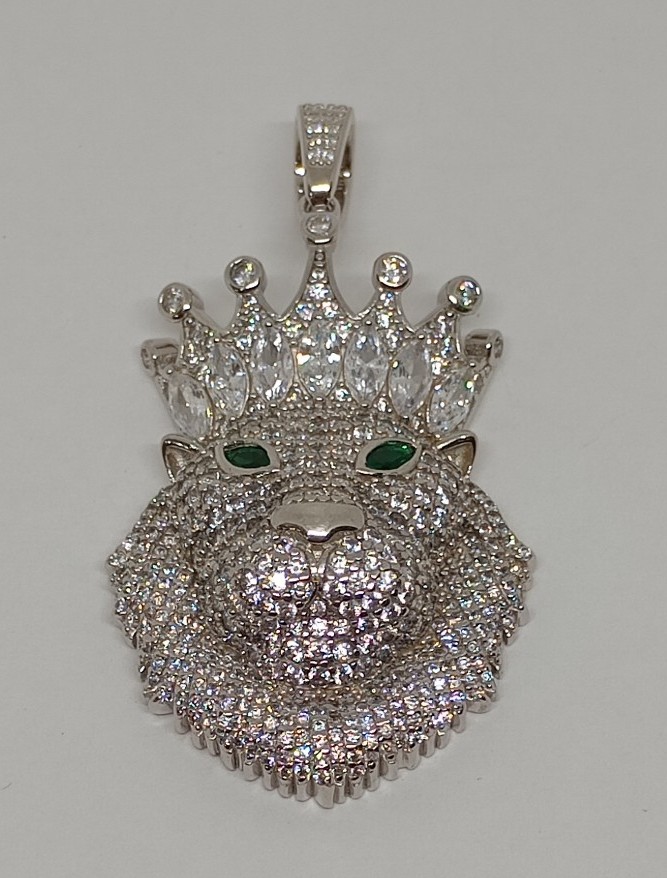 925 Silver Lion Pendant