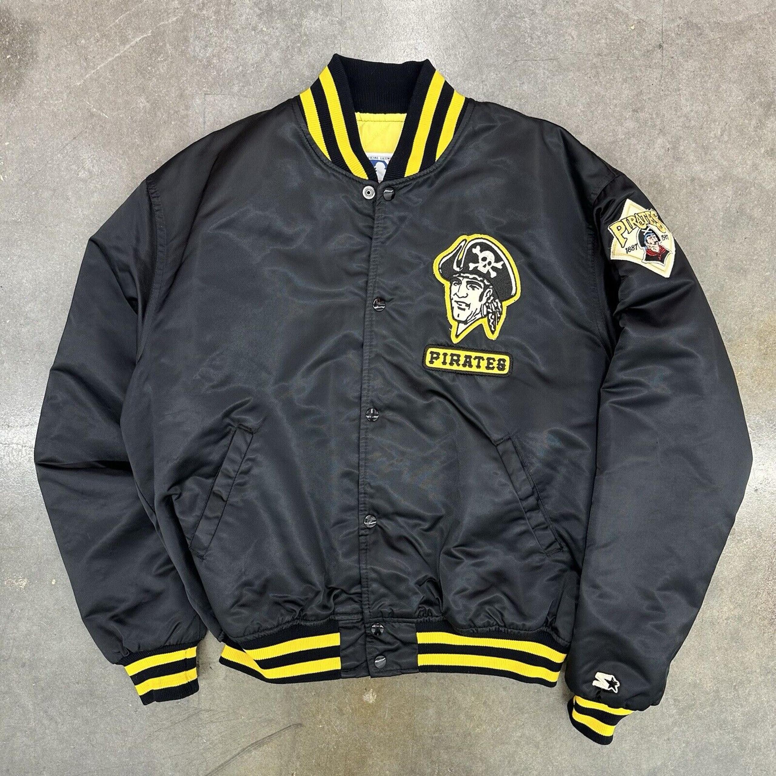 Vintage 1987 Pittsburgh Pirates Starter MLB Baseball Rare Bomber Jacket Mens XL