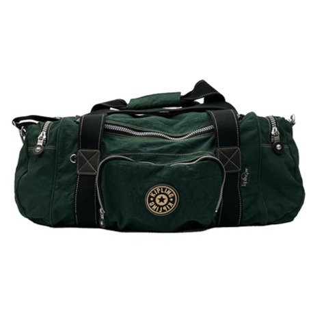 Kipling Green Excellent Duffle Travel Luggage Bag Weekender