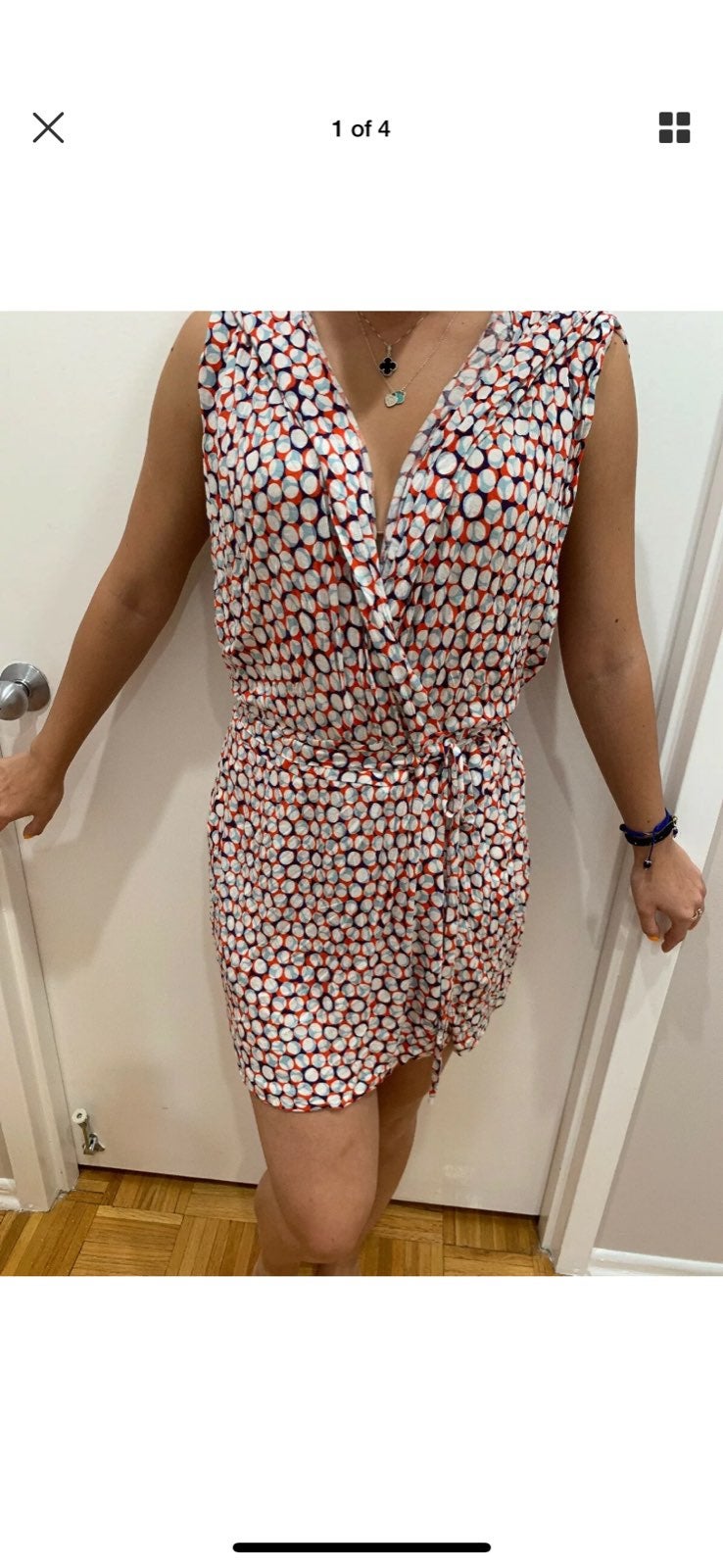diane von furstenberg Romper Size L Red,
