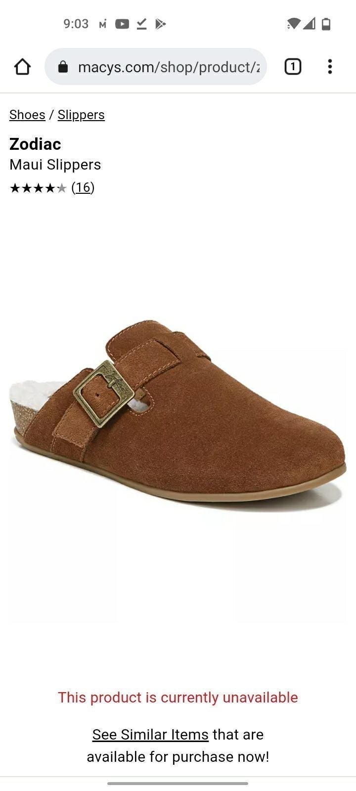 ZODIAC® Maui Saddle Suede Clog Leather Sandal