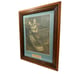Antique PUSS IN BOOTS Lithograph Print Framed & Matted Frank Paton Cat Rare