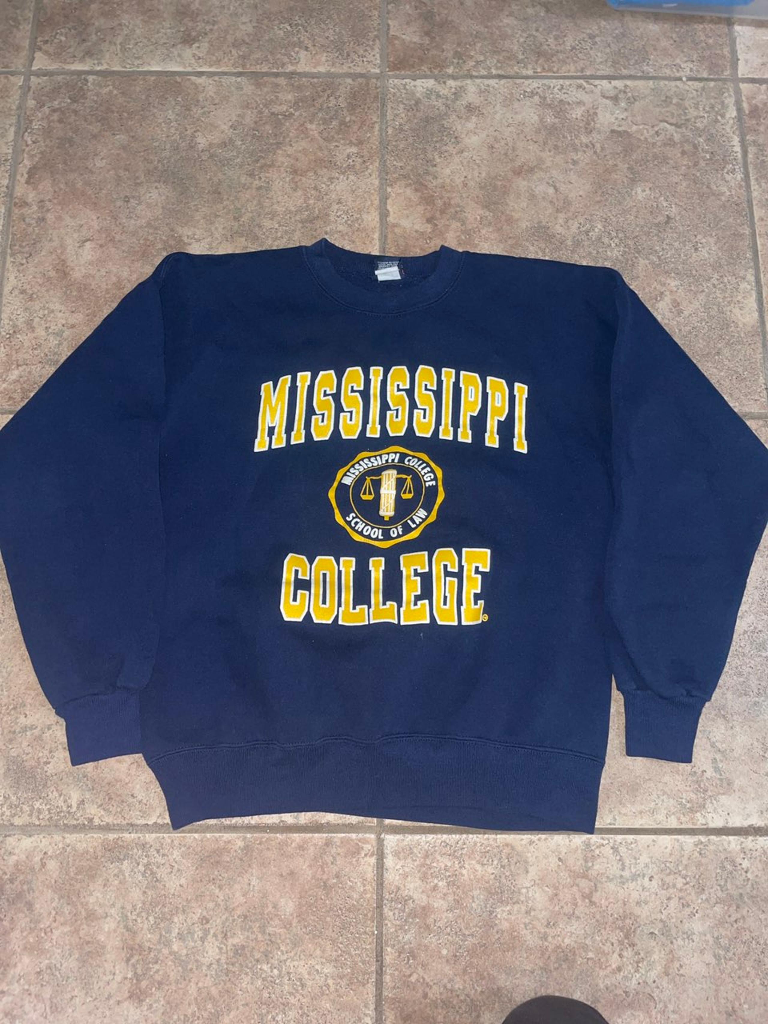 VTG Missisippi College jansport sweatshirt Pullover Mens Size XL