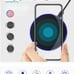 QI wireless charger pad, pink marble Geode agate resin. For supported phones