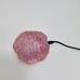 QI wireless charger pad, pink marble Geode agate resin. For supported phones