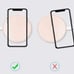 QI wireless charger pad, pink marble Geode agate resin. For supported phones