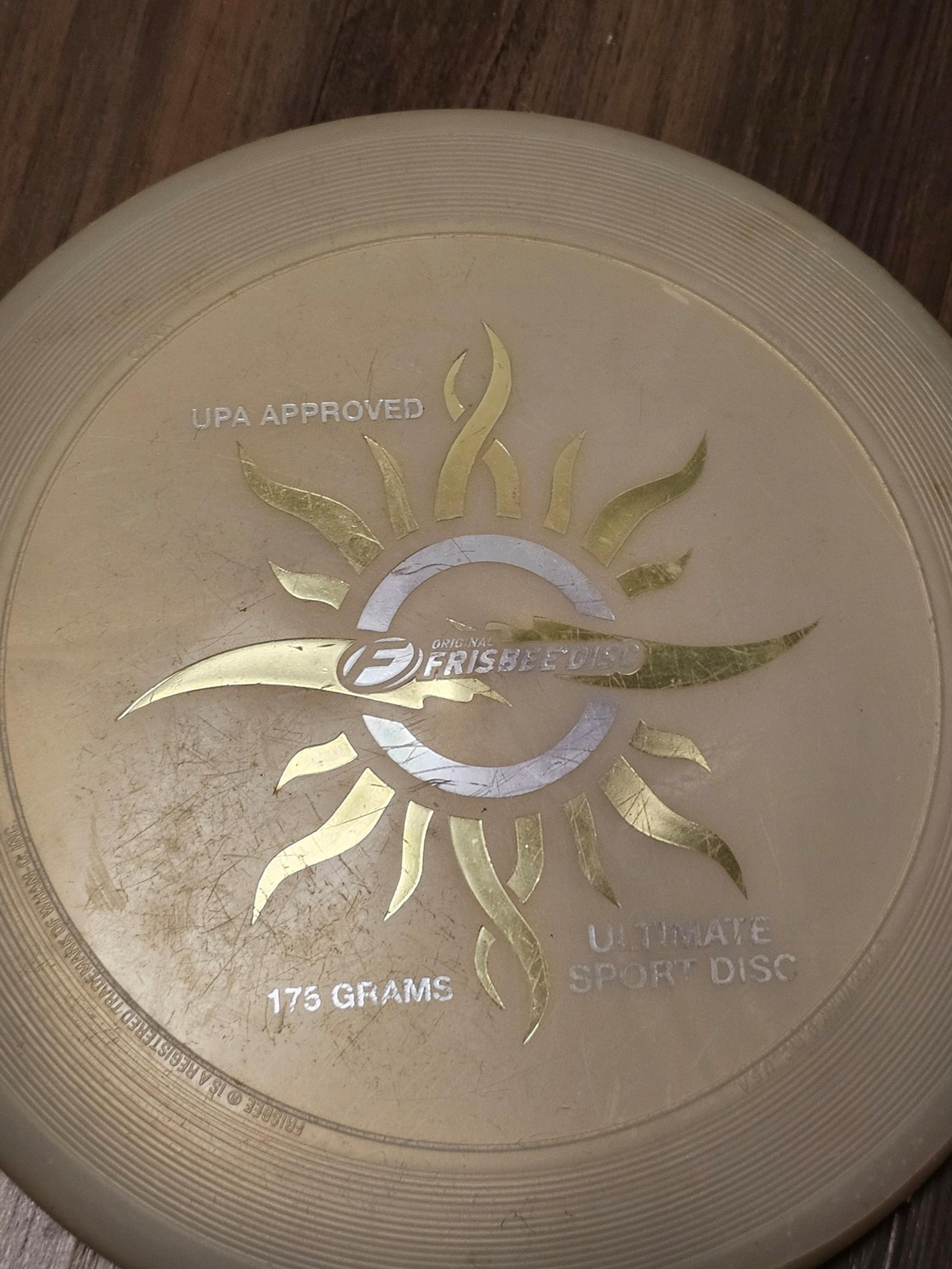 2003 WHAM-O Frisbee Ultimate Sport Disc 175g UPA Approved Sun Design Iridesce A8