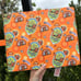 Disney 2025 Epcot Flower & Garden Festival Orange Bird Gardening Knee Pads