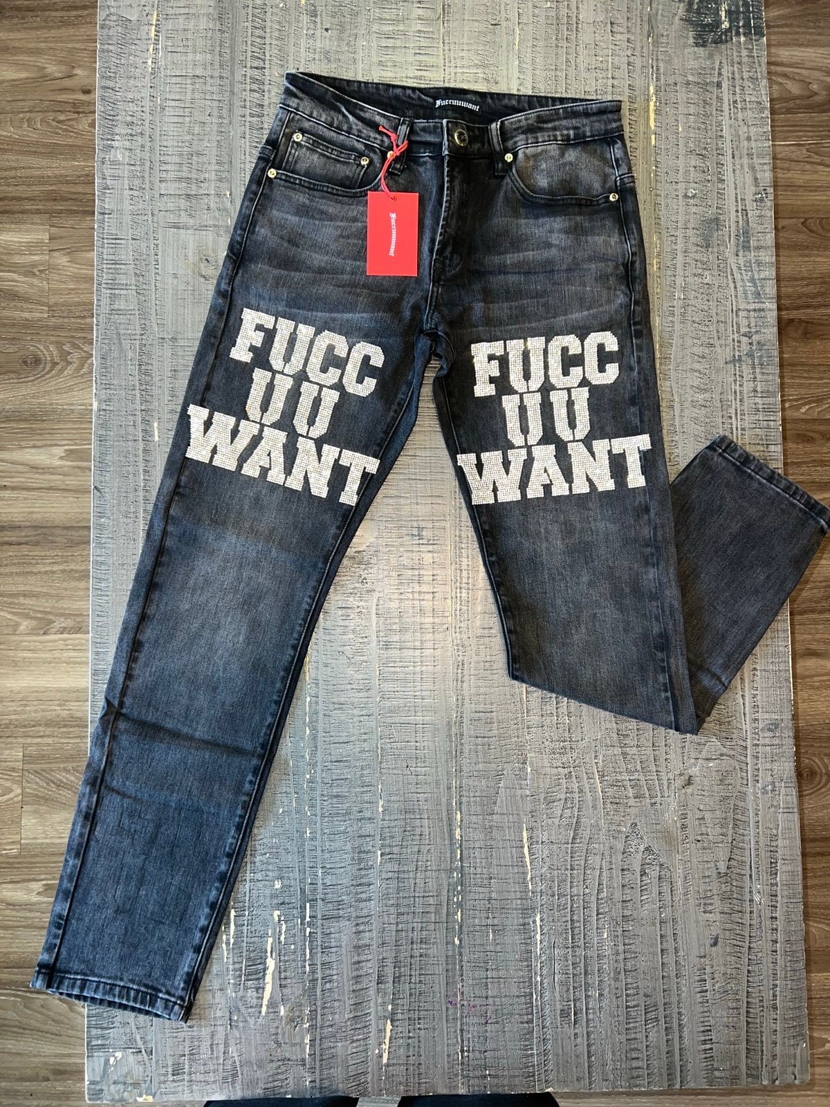 Fuccuuwant Bussdown Jean Black Fade
