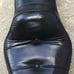 Harley Davidson Vintage Motorcycle Seat Black Leather Pin Cushion