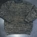 UEC VINTAGE BLACK & GOLD SWEATER SZ M