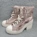 Converse Chuck 70 De Luxe Heel W 9.5 M 7.5 Chaotic Neutral Satin High Top Shoe