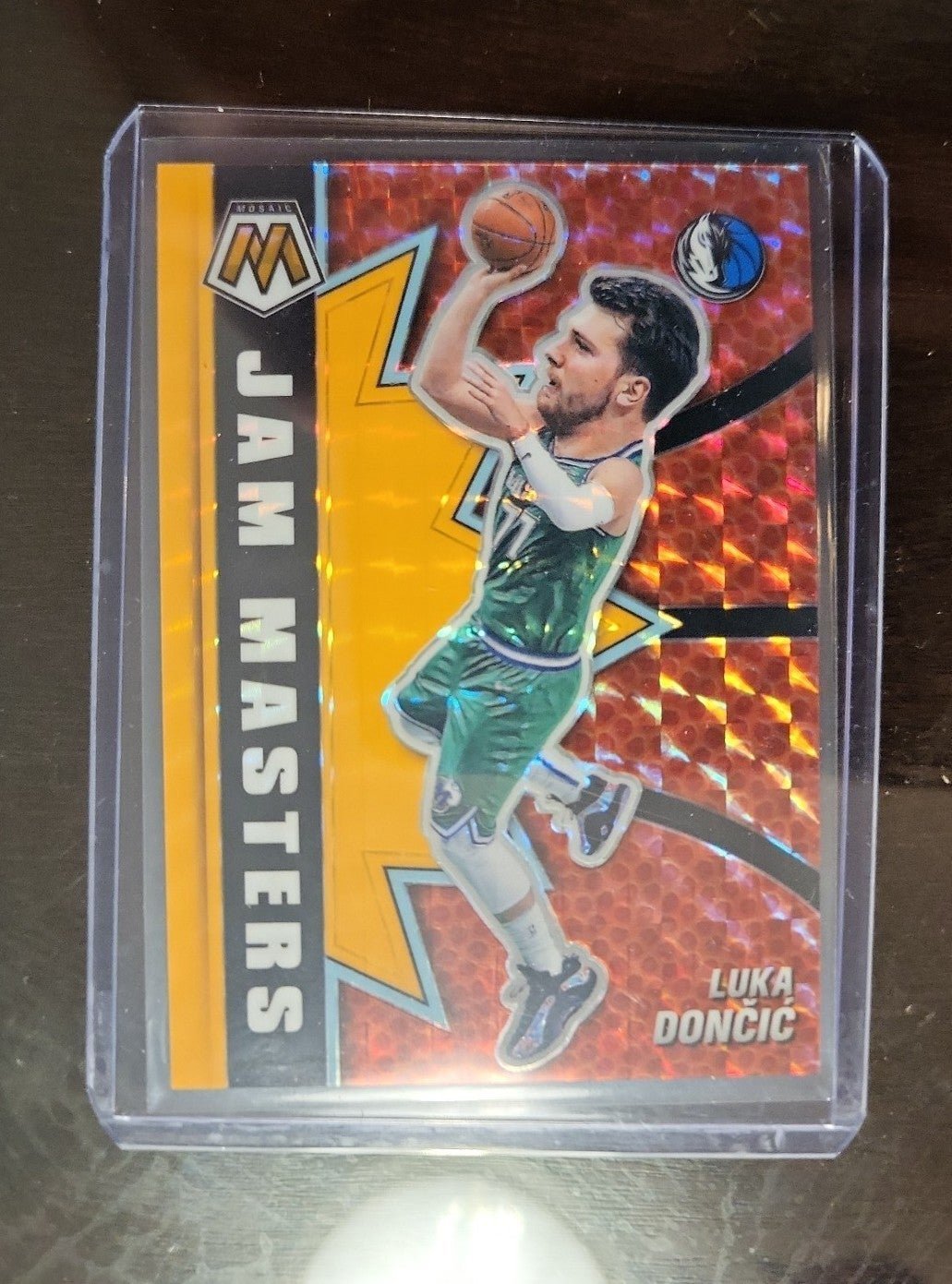 Luka Doncic Mosaic Jam Masters Fluorescent Orange /25 SSP RARE!!!