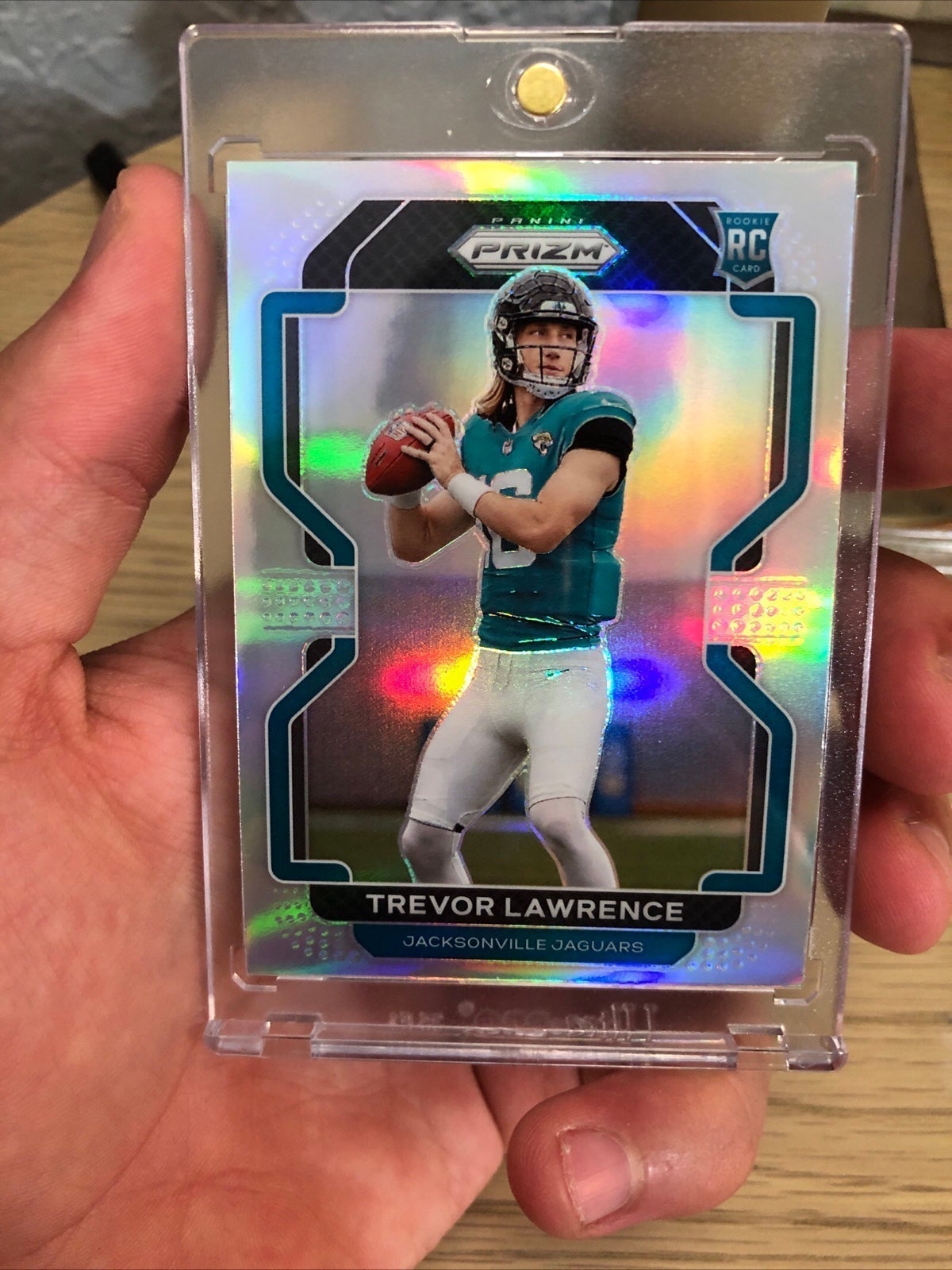 Trevor Lawrence silver prizm (centered)!!!!