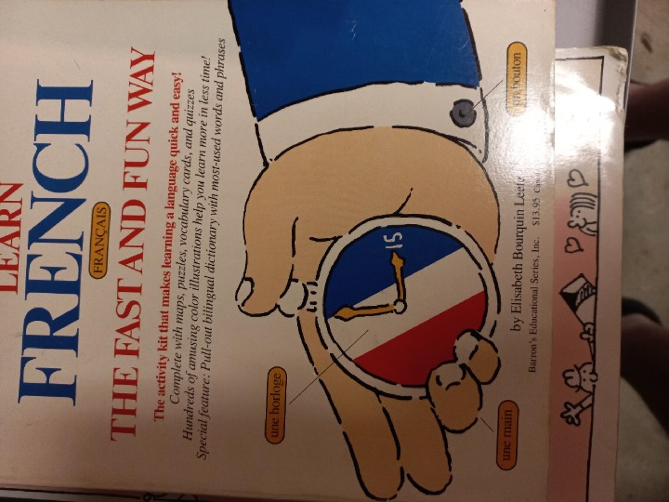 French the fast and fun way language learning book