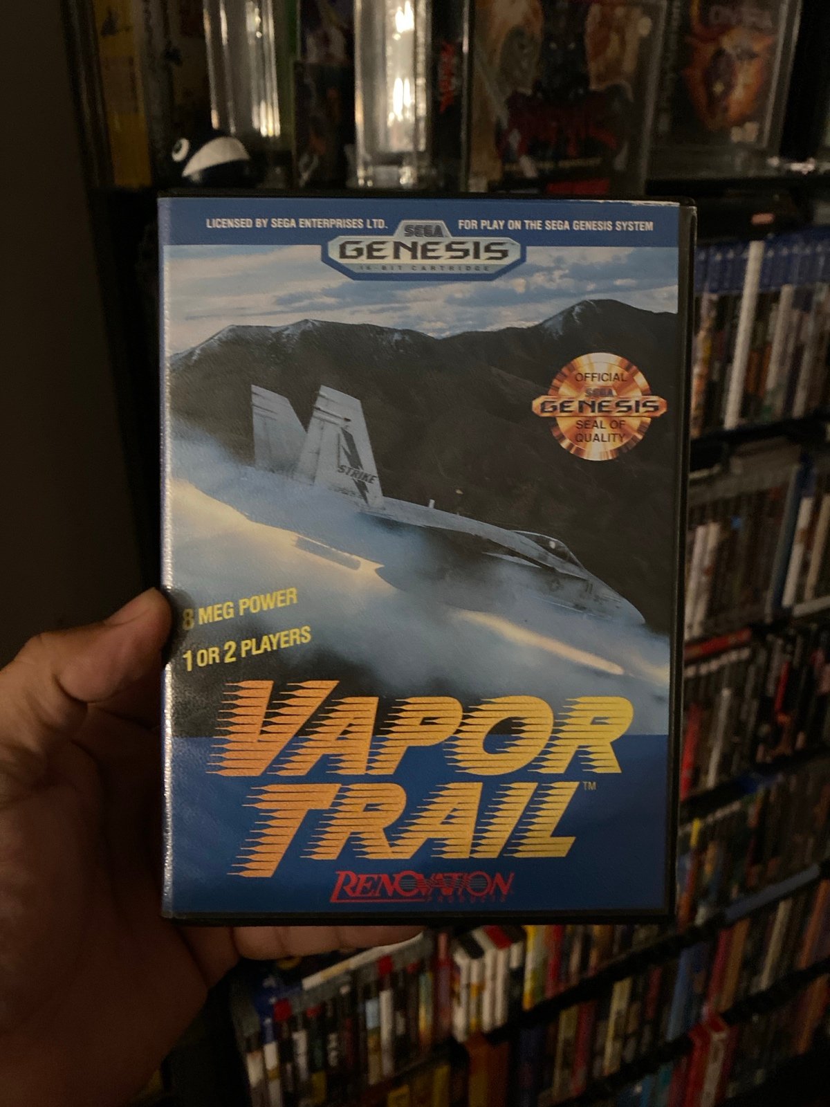 Vapor trail for sega genesis