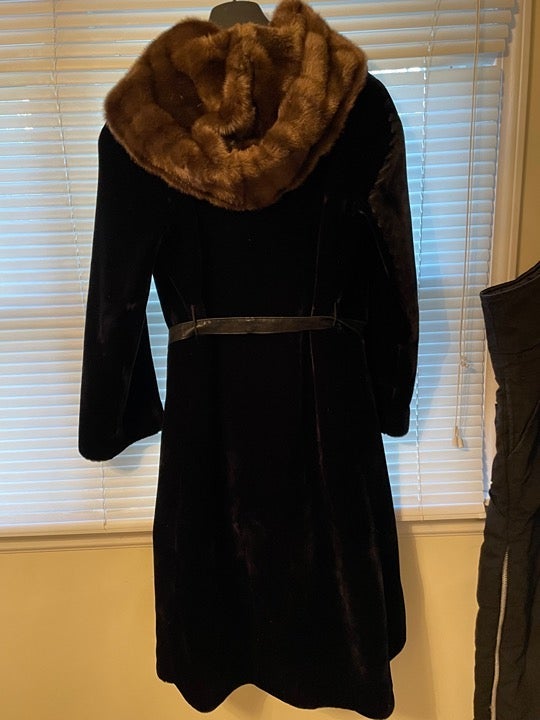 faux fur trench coats