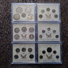 Beautiful 150 Years American Coins Set