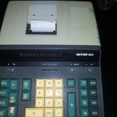 Victor 860 adding machine