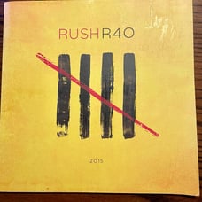 RUSH R40 Tour Book 2015