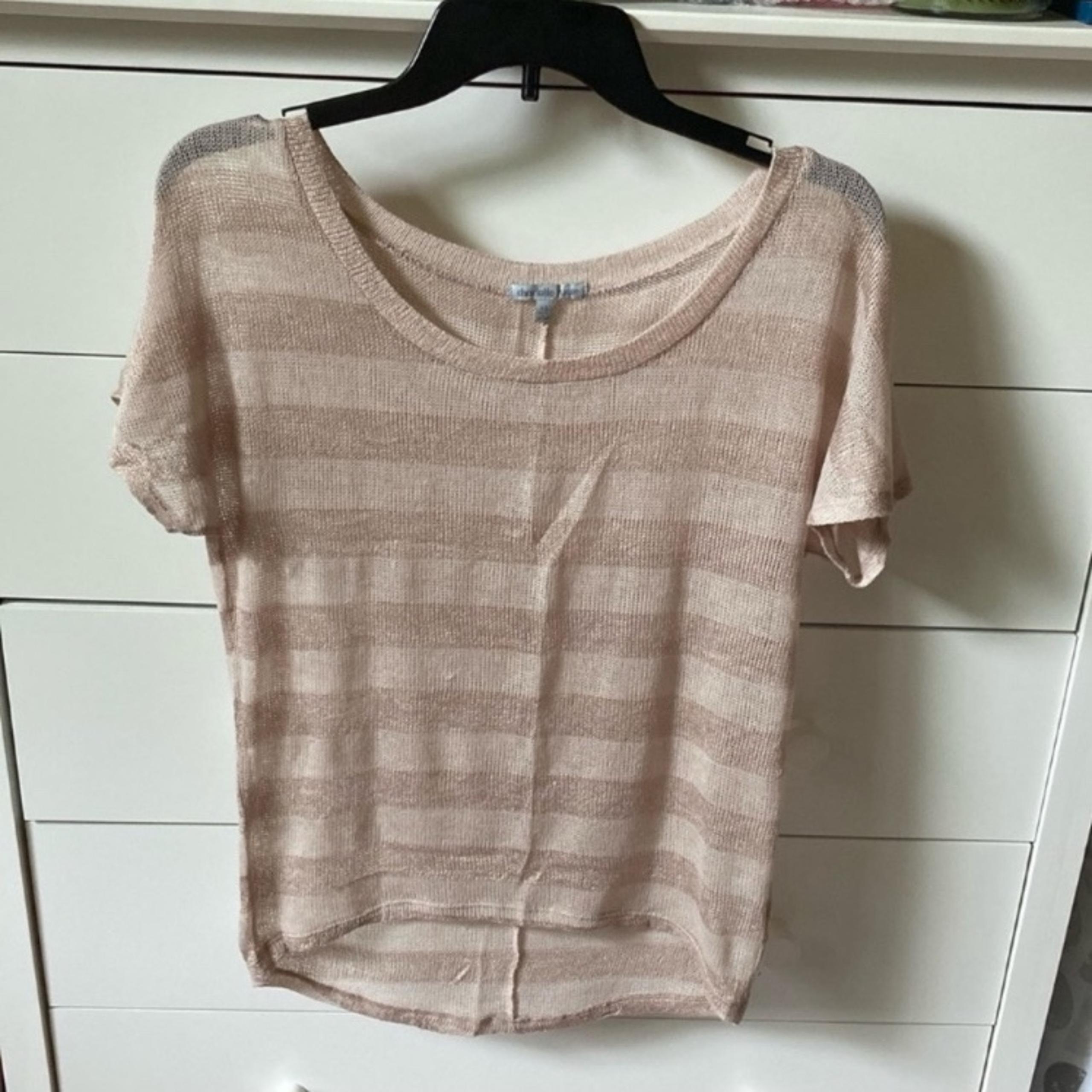 Charlotte Russe Size XS lightweight Pink Knit Top
