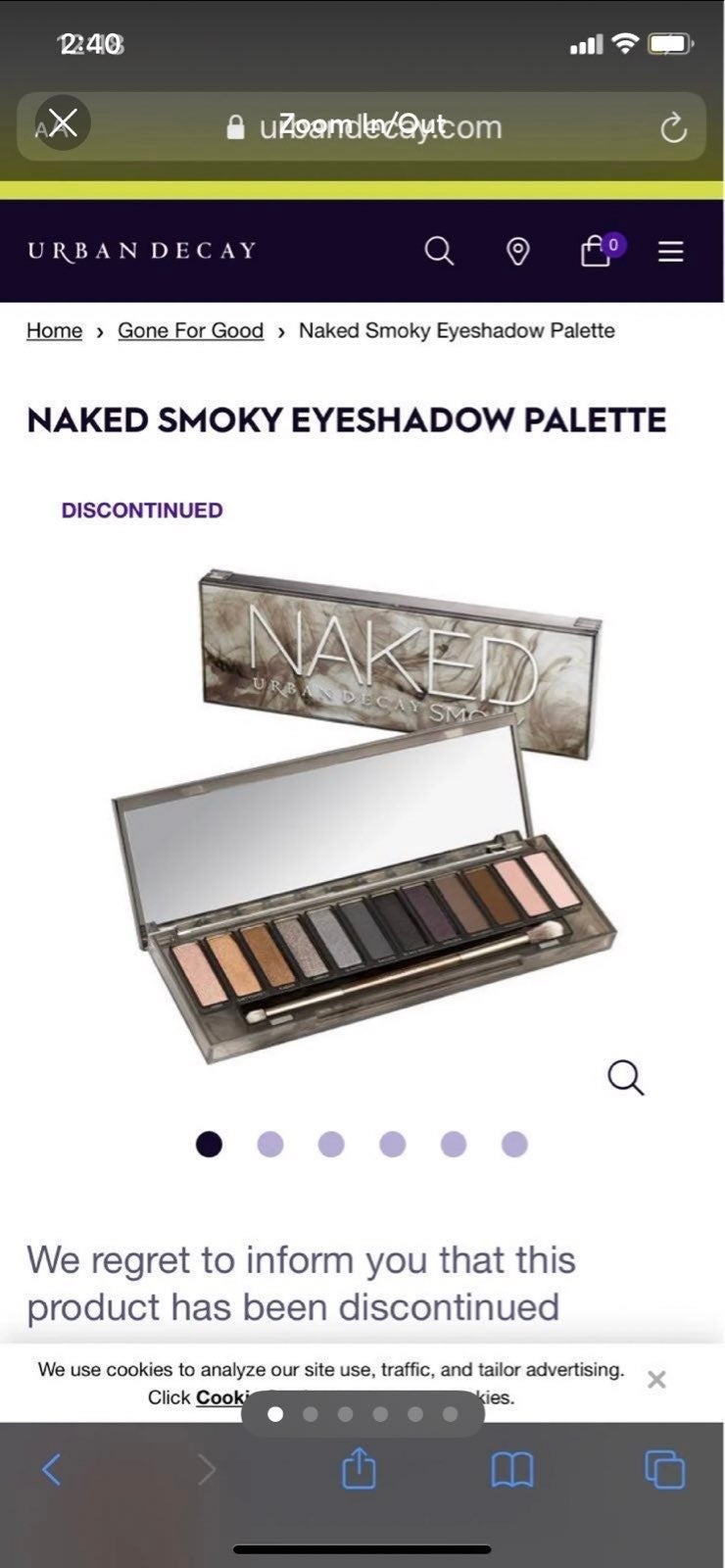 Naked Smoky Eyeshadow Palette