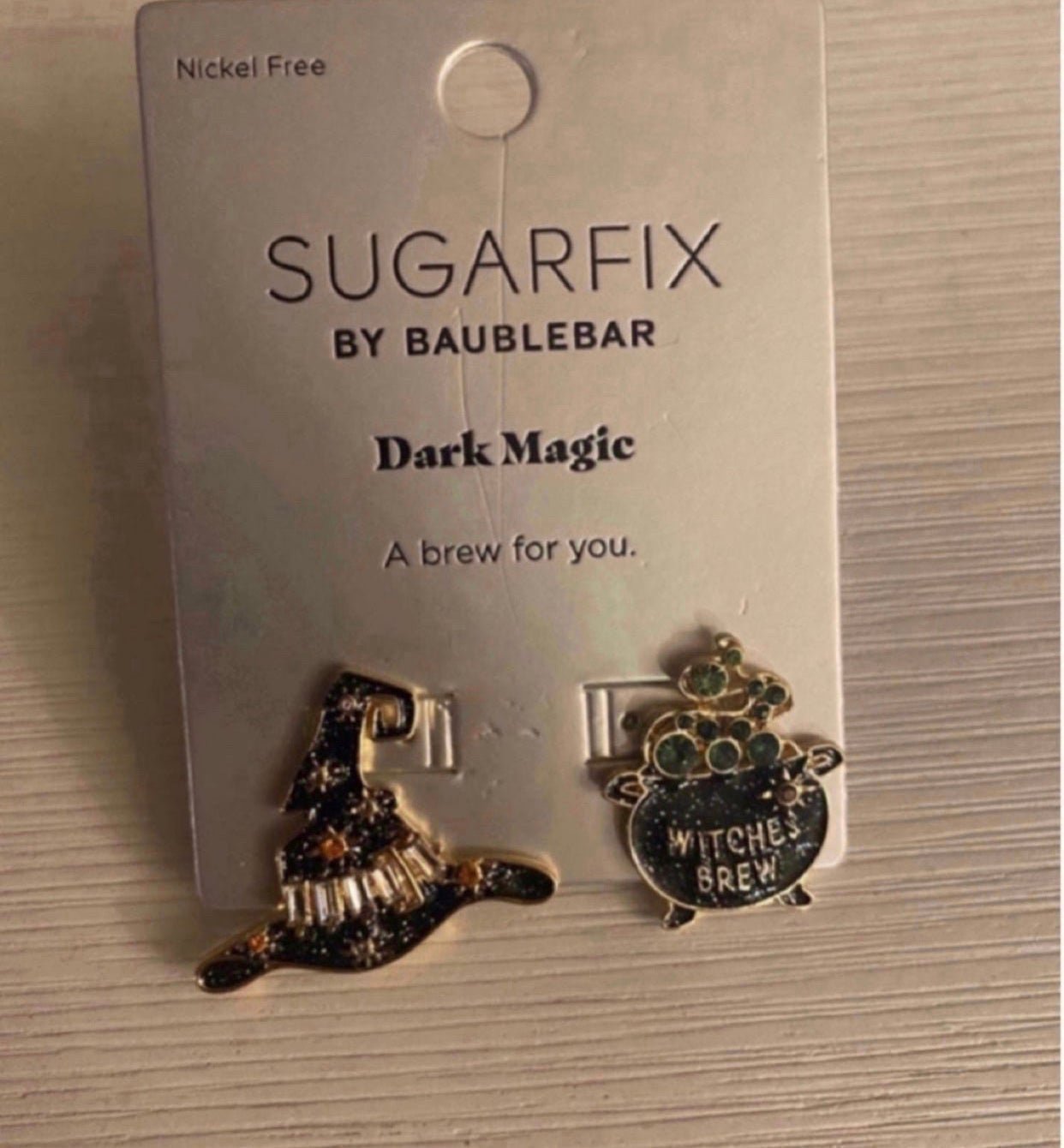 New Dark Magic Halloween Earrings 2022 by Sugar Fix witch hat & cauldron