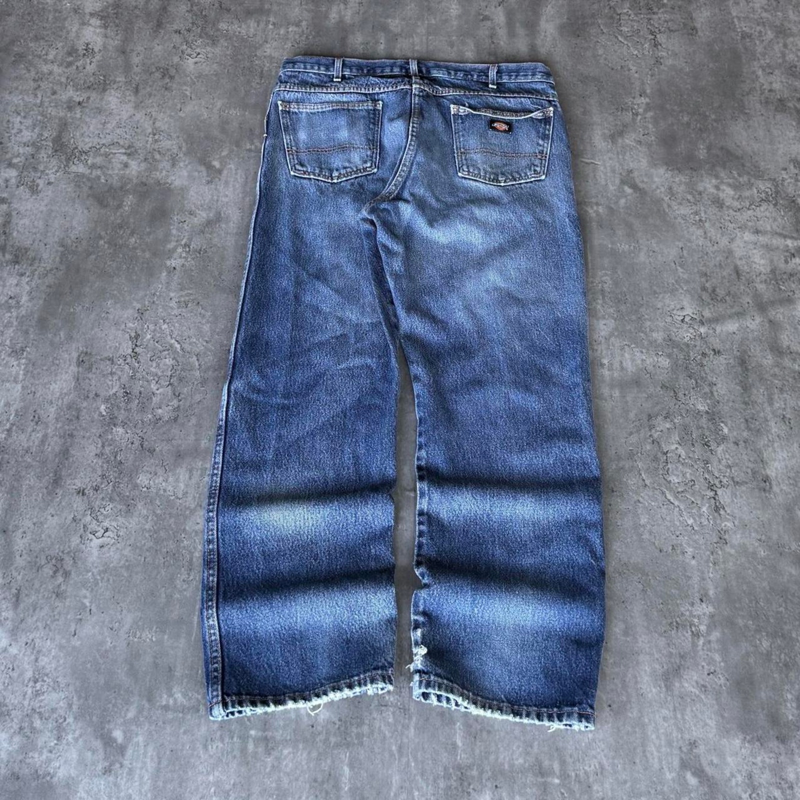 Vintage Y2K Carhartt Style Relaxed Fit Grunge Opium Distressed Denim Jeans