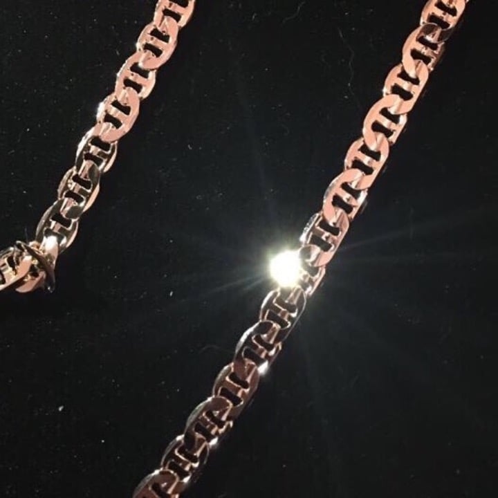 MARINER 14K GOLD CHAIN BRACELET ITALY