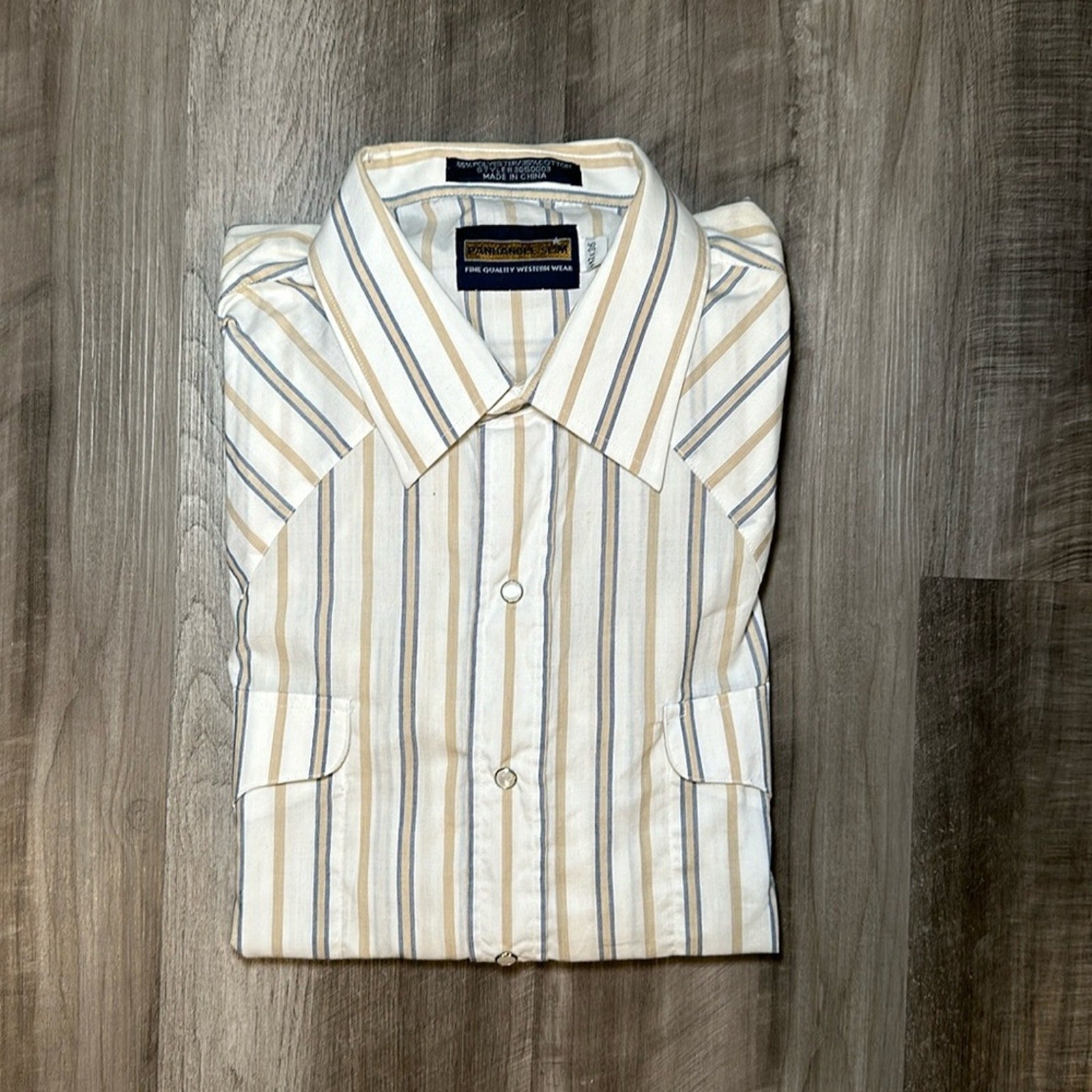 Panhandle Slim Western Long Sleeve Pearl Snap Button - 17x36 (XL)