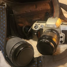 Nikon N60 Camera | 35-80mm Lens AND 80-120mm Lens | Carrying Case