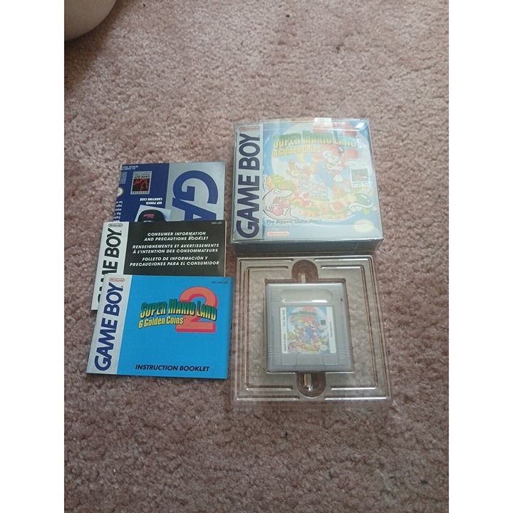 Super Mario Land 2 Nintendo Gameboy Game Boy Color GBC CIB COMPLETE Saves!