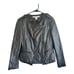Vintage Rezrekshn By Esther Chen Jacket Wms M Black Leather Excellent Condition