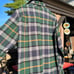 North Face Vest + Green Flannel