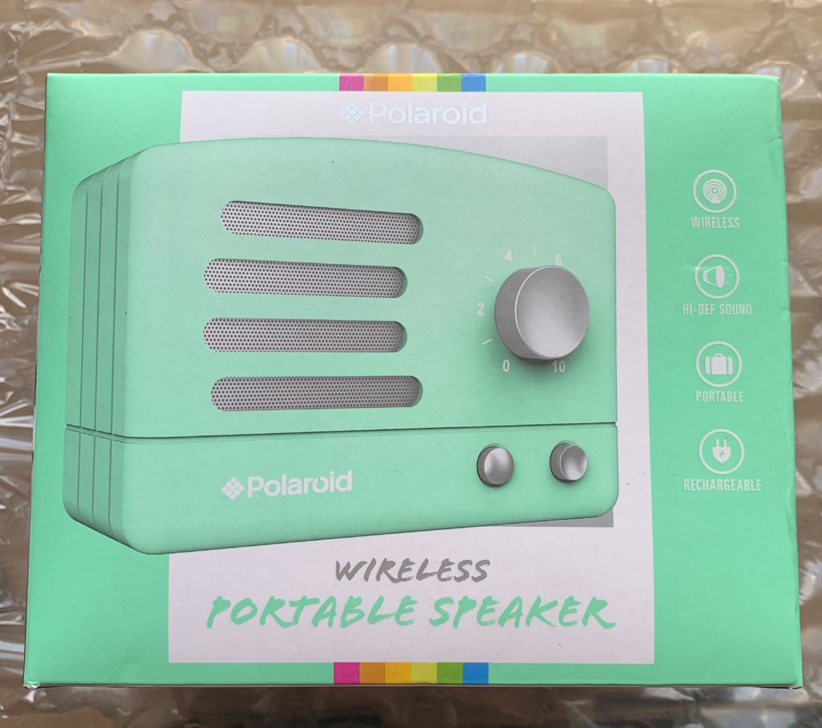 Polaroid Wireless Portable Speaker New
