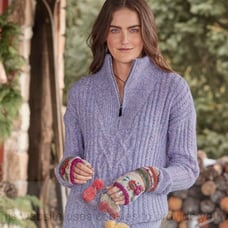 Sundance Catalog Oversized Cableknit Sycamore Sweater Size XL