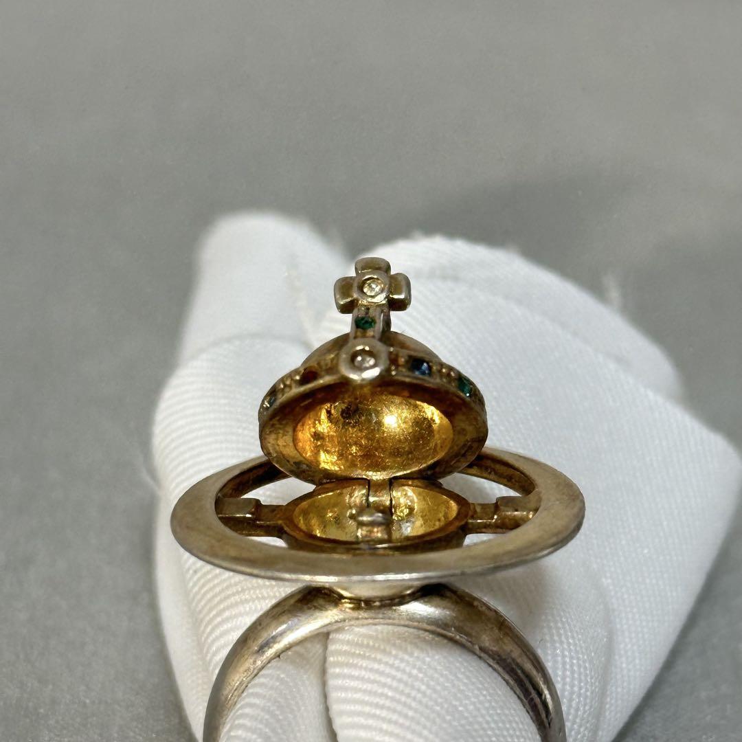 Vivienne Westwood Poison Ring Orb Silver 925 Rings