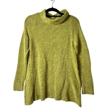 Margaret O’Leary green wool sweater women’s medium