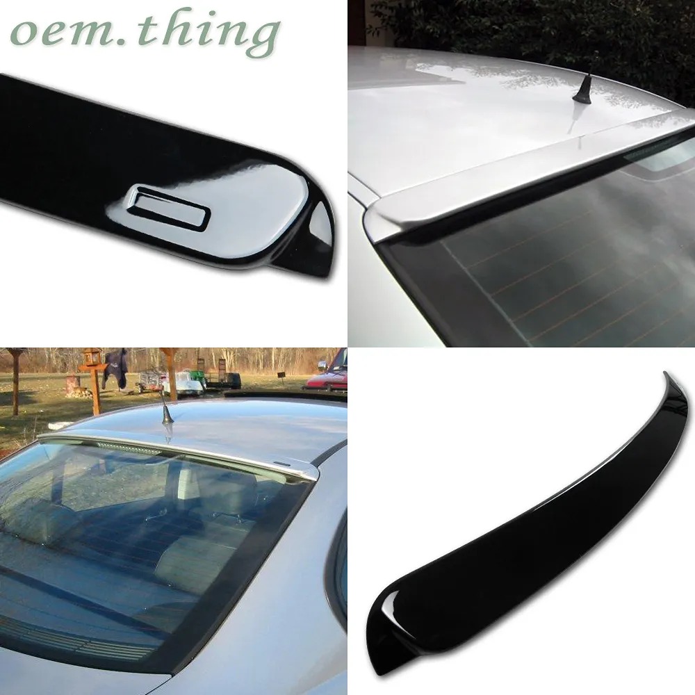 For 1998-2006 BMW 3 Series E46 Roof Spoiler Brand New Gloss Black
