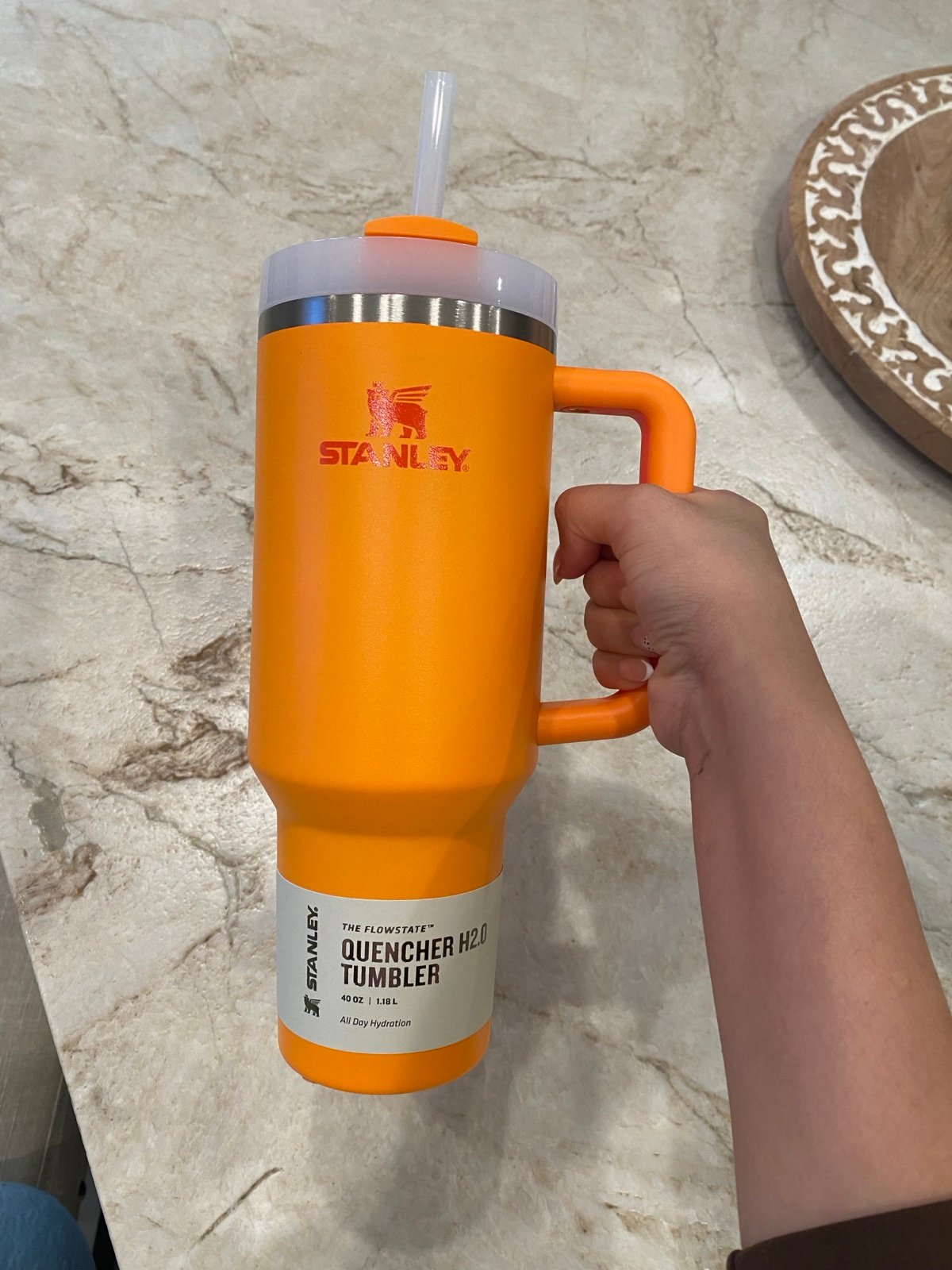 Orange 40 oz Stanley