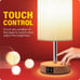 Bedside Table Lamp with USB Port - Touch Control for Bedroom