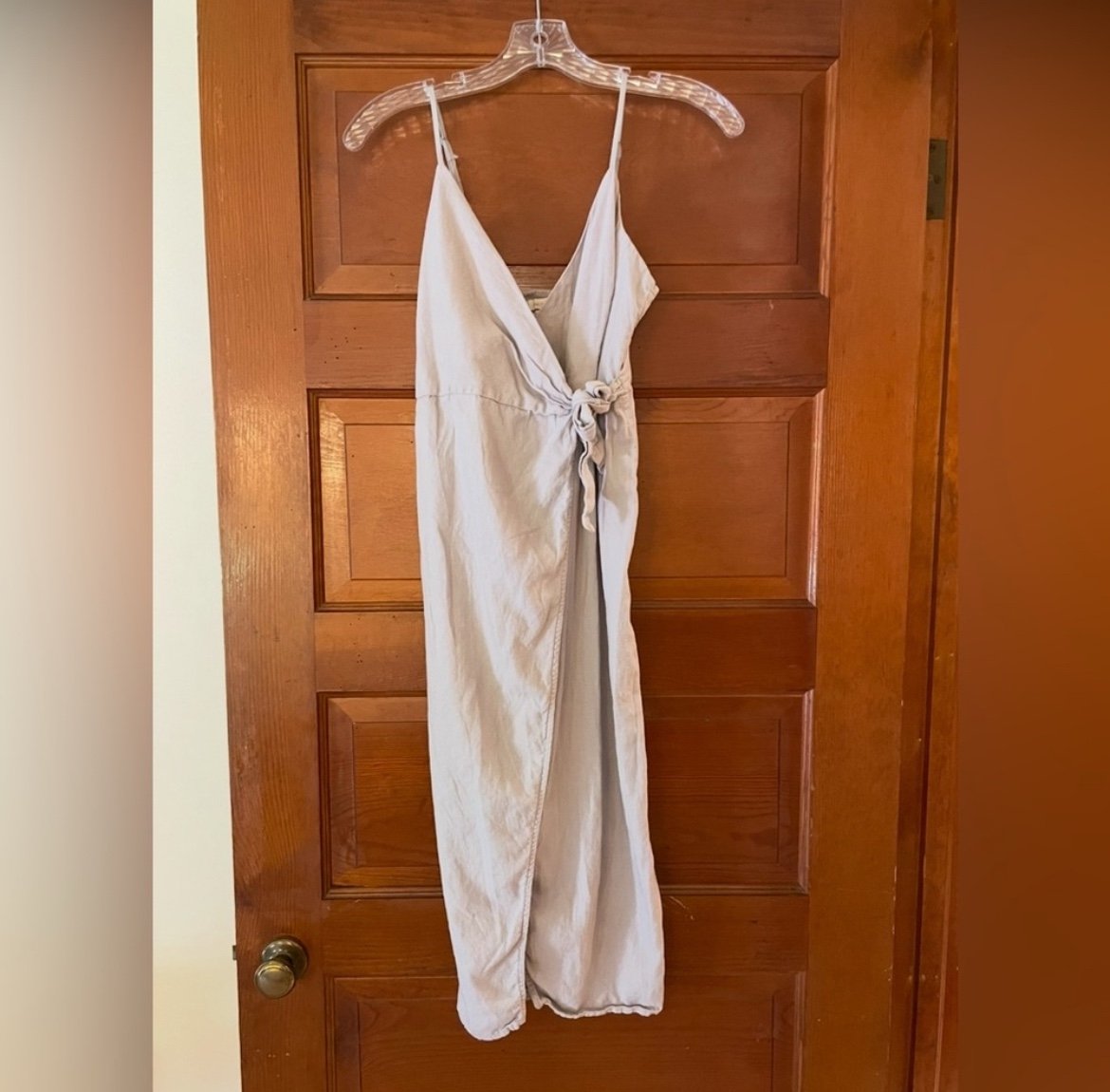 Gray Urban Outfitters Midi Wrap Dress