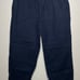 Quince Womens L Wide Leg Pants Minimalist 100% Linen Navy Blue Elastic Waist