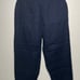 Quince Womens L Wide Leg Pants Minimalist 100% Linen Navy Blue Elastic Waist