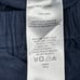 Quince Womens L Wide Leg Pants Minimalist 100% Linen Navy Blue Elastic Waist