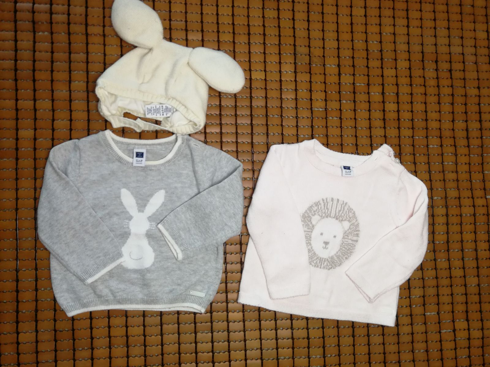 Janie and Jack sweaters and hat