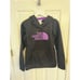 The North Face Black & Purple Scuba Hoodie sz S NWOT